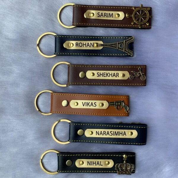 LEATHER KEY RING - Image 1