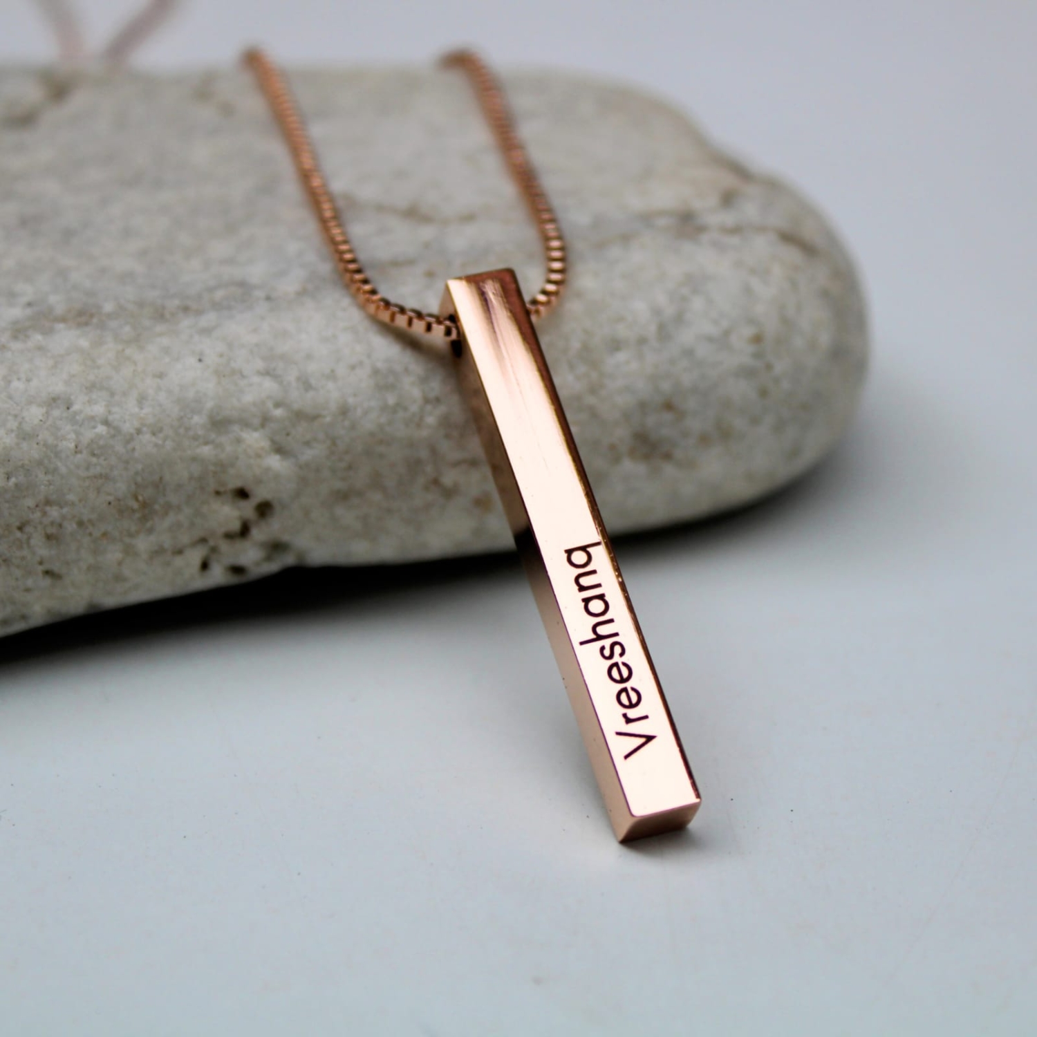 Custom Memory Bar Necklace - Image 1